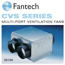 CVS Series Multiple Port Inline Fan