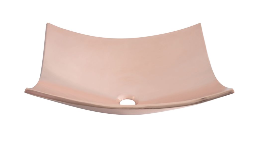 Thompson Traders Sinks - Bathroom Sinks - Arandas Solid Rose Gold Smooth - NSC-RG-Smooth - Rose Gold Smooth Finish