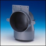 Fantech FEL 4 - Elbow For 4" Duct