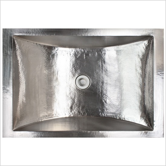 Linkasink Bathroom Sinks - Stainless Steel - C052 SS Rectangle Bowl - 18 x 12 x 6 with 1.5" Drain Hole - Polished Stainless Steel - Click Image to Close