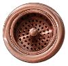 Thompson Traders TDB35-AC Antique Copper Basket Strainer Post Style