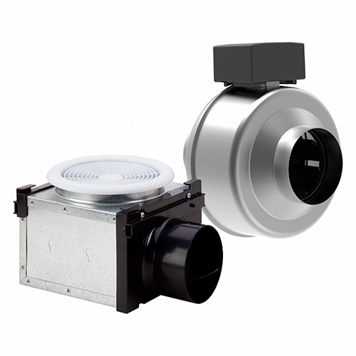 Fantech Bathroom Fan PB110 Vent Only Single Grille 110 cfm 4 Inch