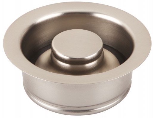 Thompson Traders Drain - Kitchen - TDD35-BRN - Disposal Flange and Stopper - Brushed Nickel Finish