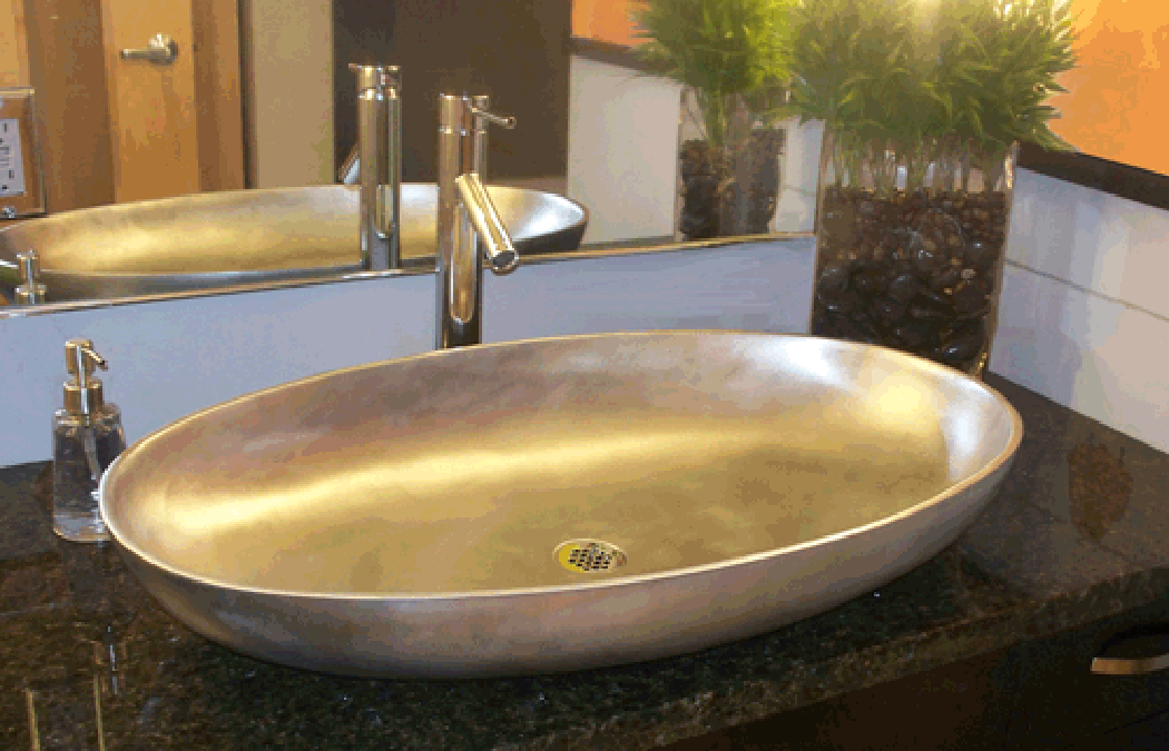 Elite Bath Bathroom Sinks Bronze - Oasis OV30 Bronze Bathroom Vessel Sink - 9 Finishes