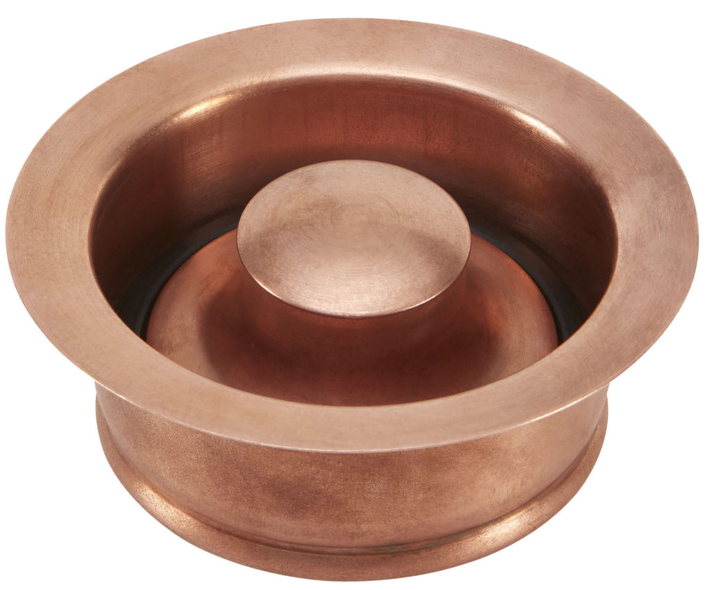 Thompson Traders Drain - Kitchen - TDD35-PC - Disposal Flange and Stopper - Rose Gold Finish