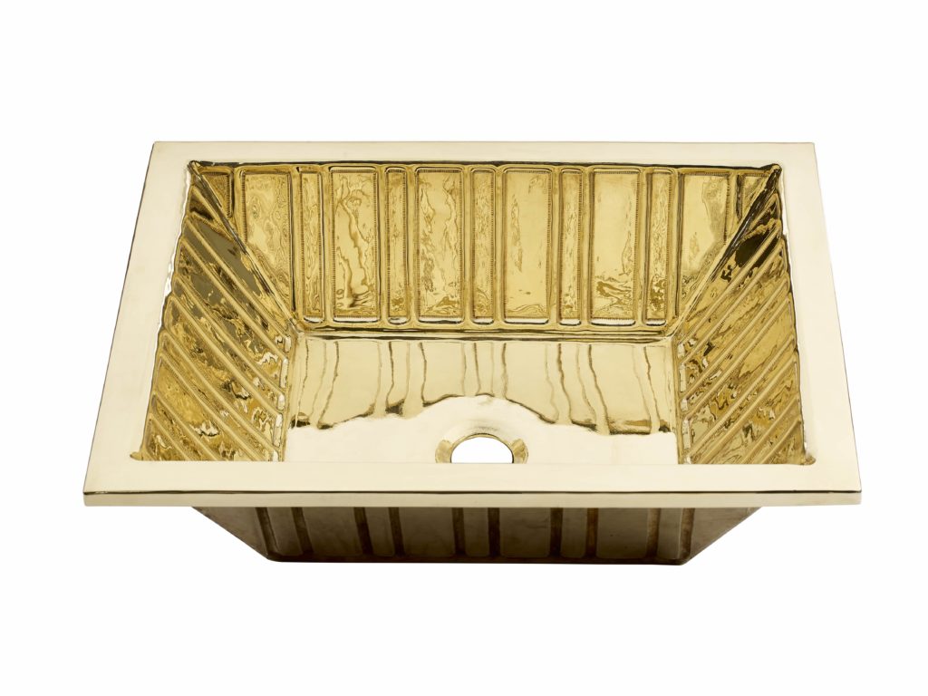 Thompson Traders Sinks - Bathroom Sinks - Tonala Polished Brass - BPU-1914PB - Polished Brass Smooth Finish