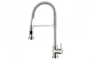 Aquabrass Wizard 30045 Kitchen Faucet - Dual Stream Spray Pull-Out - Click Image to Close