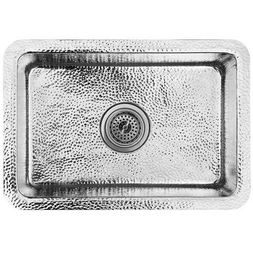 Linkasink Bathroom Sinks - Stainless Steel - C054 PS Rectangle Satinless Steel Sink - 18 x 14 x 6 with 3.5" Drain Hole - Polished Stainless Steel