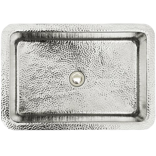 Linkasink Bathroom Sinks - Stainless Steel - C054 PS Rectangle Satinless Steel Sink - 18 x 14 x 6 with 1.5" Drain Hole - Polished Stainless Steel