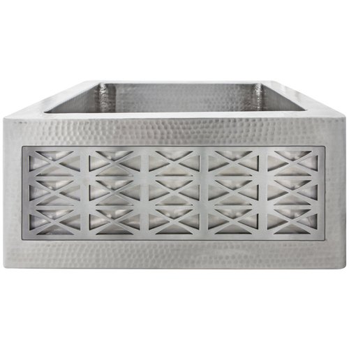 Linkasink Farmhouse Sinks - Linkasink C074-3.5-SS Stainless Steel Inset Apron Front Sink - Smooth Finish - PNLS102 - Spoke