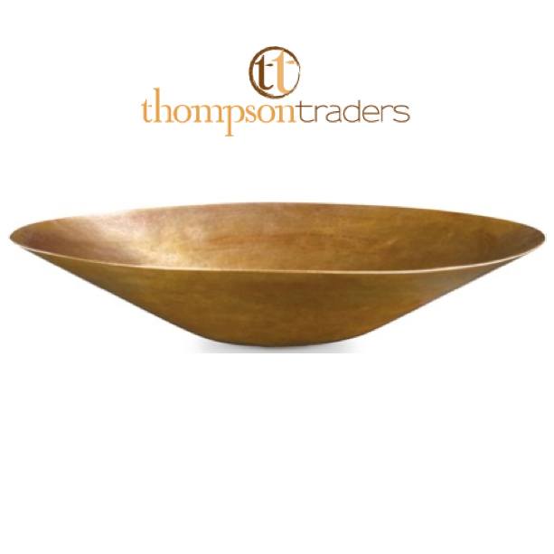 Thompson Traders Sinks - Bathroom Sinks - Satin Gold - Puebla CASG - Antique Satin Gold