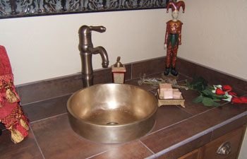 Elite Bath Bathroom Sinks Bronze - Cosmopolitan RV14 Bronze Bathroom Vessel Sink - 9 Finishes - Click Image to Close