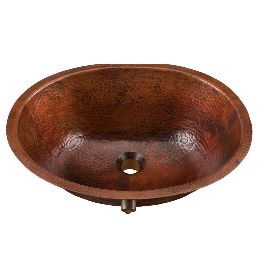 Thompson Traders Sinks - Bathroom Sinks - Copper - Uruapan BOU-1915BC - Aged Copper Finish
