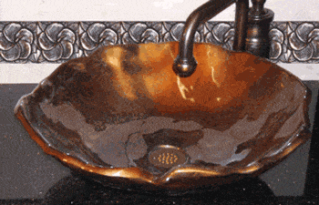 Elite Bath Bathroom Sinks Bronze - Flora FB16 Bronze Bathroom Vessel Sink - 9 Finishes - Click Image to Close
