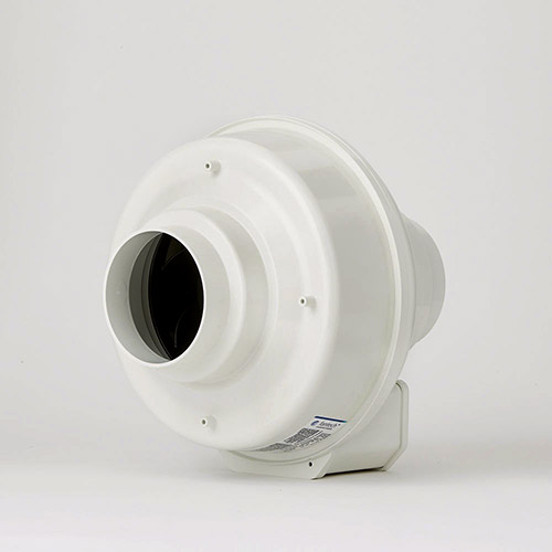 Fantech FR 100 Inline Centrifugal Fan - 4" duct - 122 CFM