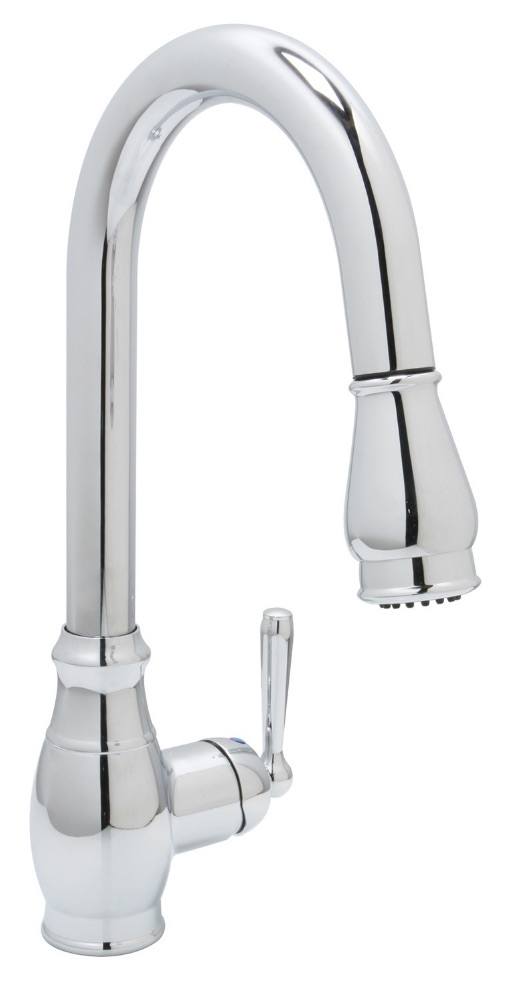 Huntington Brass Kitchen Faucets - Isabelle K4811001-D - Pull-Down Kitchen Faucet - Chrome - Click Image to Close