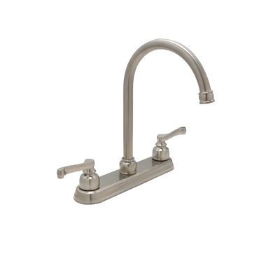 Huntington Brass Kitchen Faucets - K2320702-Z - Sienna 8" Center Kitchen Faucet - PVD Satin Nickel