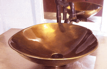 Elite Bath Bathroom Sinks Bronze - Joy JV15 Bronze Bathroom Vessel Sink - 9 Finishes - Click Image to Close