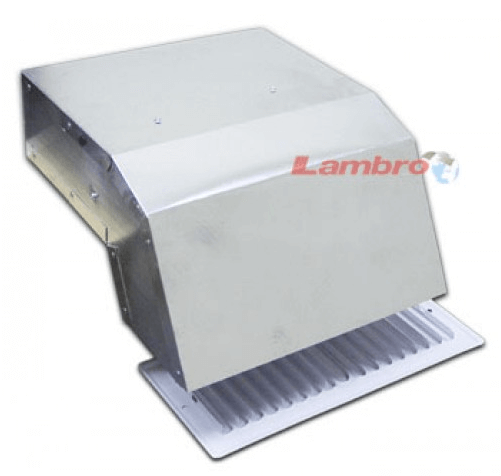 Lambro Industries - Kitchen Range Hood Eave Vent - with 3.25" x 10" Grille - Model 140