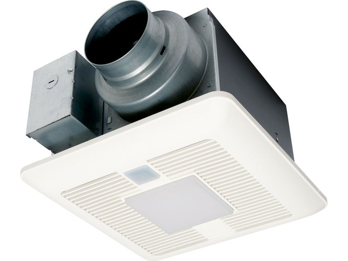 Panasonic Fans - WhisperSense® DC - FV-0511VQCL1 - Precision Spot Bathroom Ventilation Fan Smart Sensing & Light - 50-80-110 CFM - 4" or 6" Inch Duct