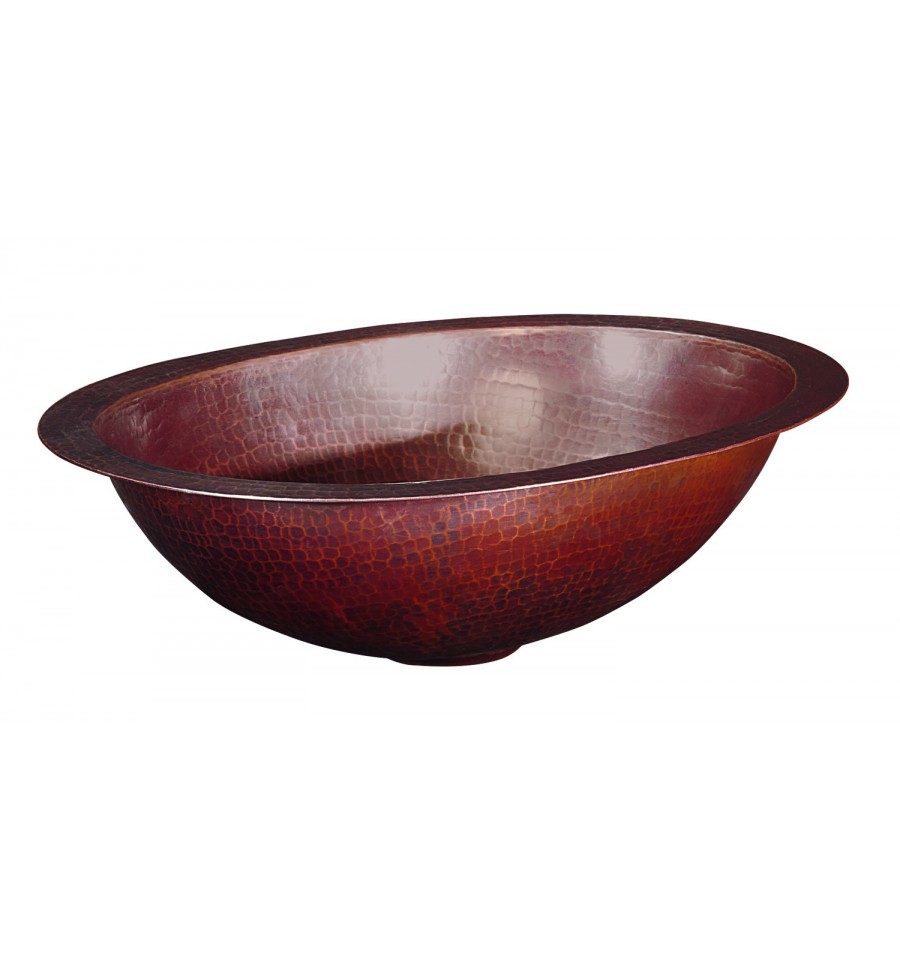 Thompson Traders Sinks - Bathroom Sinks - Copper - Huacana - BOU-1209BC - Aged Copper Finish - Hammered