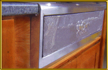Elite Bath - Stainless Steel Chameleon SS34DBN 34" Double Bullnose Farmhouse Sink 34 x 22.5"- Includes Art Panel Elite Bath - Stainless Steel Chameleon SS34DBN 34" Double Bullnose Farmhouse Sink 34 x 22.5"- Includes Art Panel