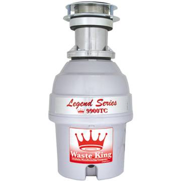 Waste King Garbage Disposer - 9900tc .75 hp Legend Series Disposal - Batchfeed