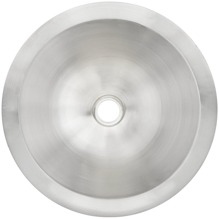 Linkasink Bathroom Sinks - Smooth Metals - CS001 Smooth Small Round with 1.5" Drain Opening - 6 Finishes Linkasink Bathroom Sinks - Smooth Metals - CS001 Smooth Small Round with 1.5" Drain Opening - 6 Finishes