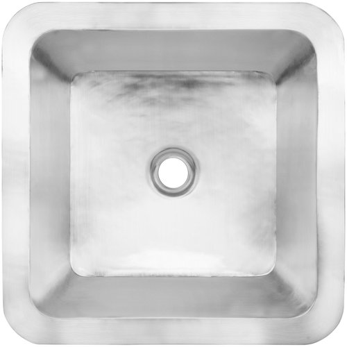 Linkasink Bathroom Sinks - Smooth Metals - CS007 Smooth Large Square with 1.5" Drain Opening - 6 Finishes Linkasink Bathroom Sinks - Smooth Metals - CS007 Smooth Large Square with 1.5" Drain Opening - 6 Finishes