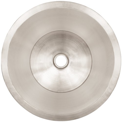 Linkasink Bathroom Sinks - Smooth Metals - CS016A Smooth Small Round Flat Bottom with 1.5" Drain Opening - 6 Finishes Linkasink Bathroom Sinks - Smooth Metals - CS016A Smooth Small Round Flat Bottom with 1.5" Drain Opening - 6 Finishes